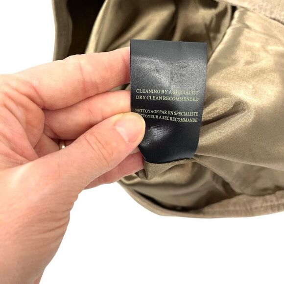 Blank NYC 100% genuine suede leather mini skirt Size 31 brown - Picture 9 of 9